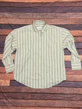 Abercrombie & Fitch Shirt Men’s Striped Button Down Long Sleeve